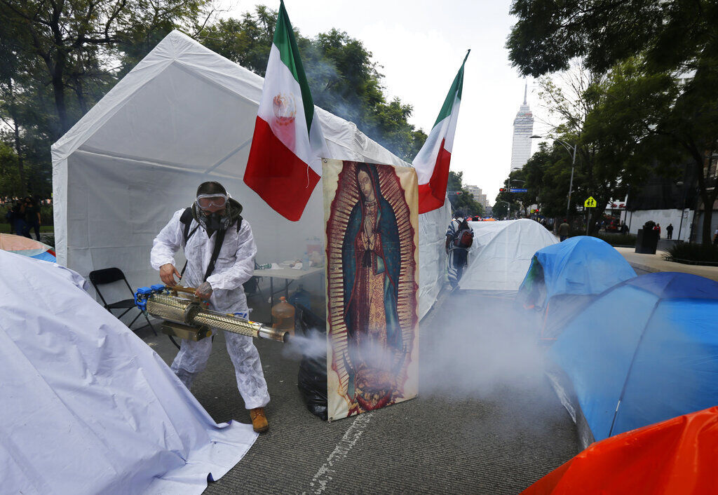 APTOPIX Mexico Protest